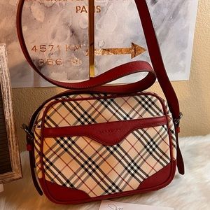 Authentic Burberry Canvas Crossbody
